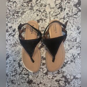 Bearpaw Black Women's Sandals